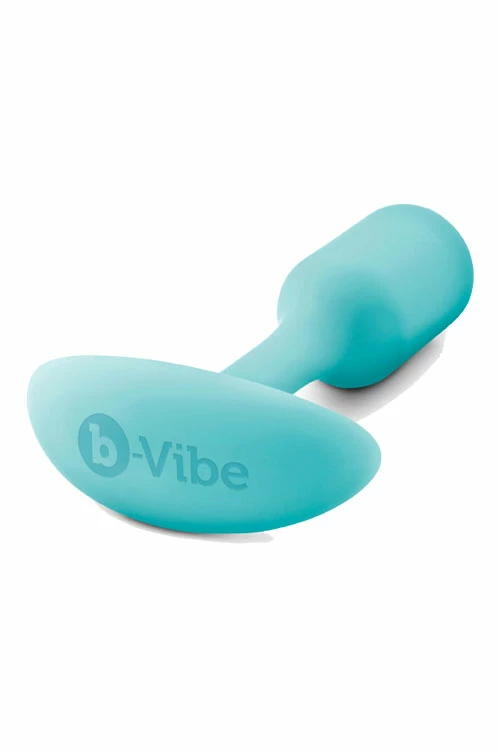 B-Vibe Snug Plug 1 - 3.4" Weighted Butt Plug 2 B-Vibe Snug Plug 1 - 3.4" Weighted Butt Plug - Image 2