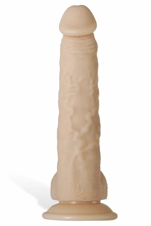 Adam and Eve Realistic 9.1" Vibrating Dildo With Suction Base 2 Adam and Eve Realistic 9.1" Vibrating Dildo With Suction Base - Image 2