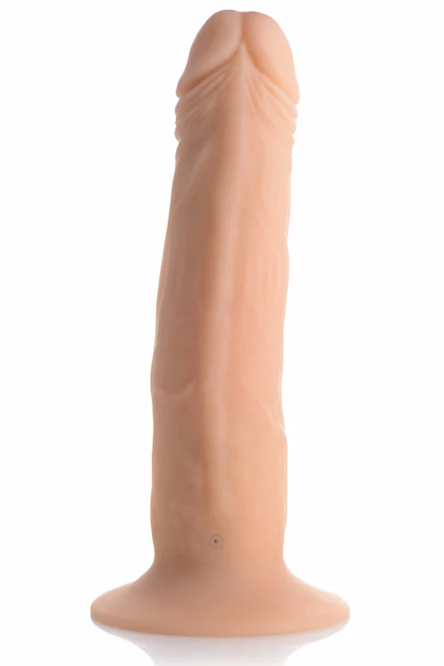 Thump-It Thumping 7.25" Silicone Dildo With Remote 2 Thump-It Thumping 7.25" Silicone Dildo With Remote - Image 2