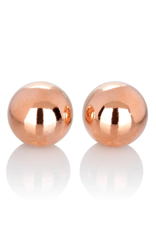 California Exotic 0.75" Stainless Steel Ben Wa Balls (2 Pack) 2 California Exotic 0.75" Stainless Steel Ben Wa Balls (2 Pack) - Image 2