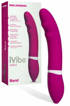 Doc Johnson iVibe Select iBend 9" Silicone Vibrator -Women's Sex Toys Shop large 3 1