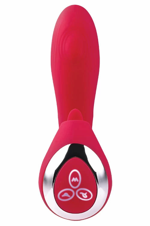 Adam and Eve 5.8" Clitoral & G-Spot Loving Thumping Vibrator with Tongue 3 Adam and Eve 5.8" Clitoral & G-Spot Loving Thumping Vibrator with Tongue - Image 3