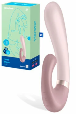 Satisfyer Heat Wave Dual Stimulation Heated Vibrator with App Control -Women's Sex Toys Shop large 3 201