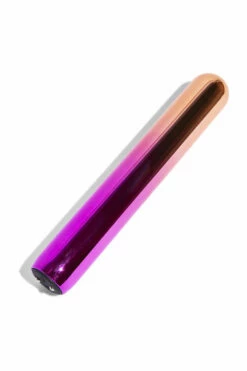 NU Sensuelle 7.8" Rechargeable Rumba Ombre Metal Vibrator -Women's Sex Toys Shop large 3 203