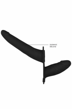 OUCH! 6.3" Double Silicone Strap On -Women's Sex Toys Shop large 3 208