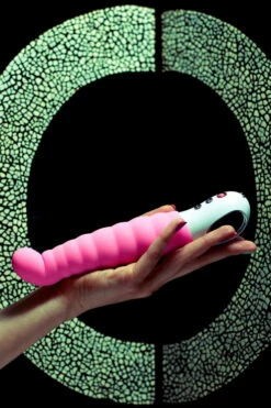 Fun Factory 9" Rechargeable Ribbed G-Spot Vibrator -Women's Sex Toys Shop large 3 237