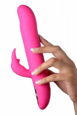 Inmi Come Hither 9.5" Silicone Rabbit Vibrator -Women's Sex Toys Shop large 3 238