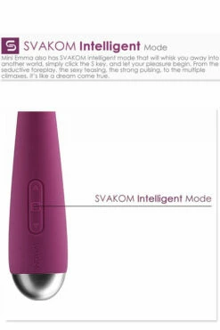 Svakom Mini Emma 6.5" Intelligent Flexible Wand -Women's Sex Toys Shop large 3 240