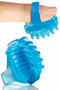 Screaming O FingO Tips Textured Fingertip 1.4" Vibrator -Women's Sex Toys Shop large 3 318