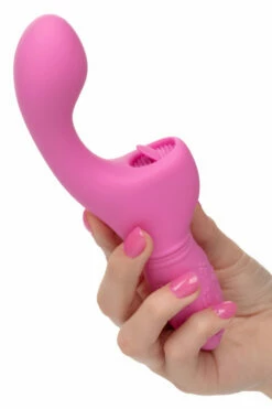 California Exotic 3.5" Silicone Rabbit Vibrator with Butterfly Kiss Clitoral Flicker -Women's Sex Toys Shop large 3 338