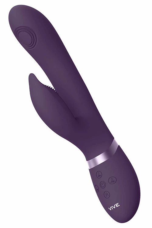 Shots Toys 8.8" Aimi Thumping, Swinging & Vibrating Silicone Rabbit 3 Shots Toys 8.8" Aimi Thumping, Swinging & Vibrating Silicone Rabbit - Image 3