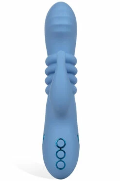 California Exotic 8" Thrusting Silicone G-Spot Rabbit with Flicking Teaser 8 California Exotic 8" Thrusting Silicone G-Spot Rabbit with Flicking Teaser -Women's Sex Toys Shop large 3 383