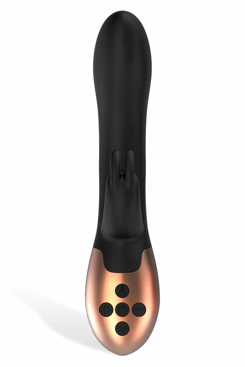 Shots Toys 8" Silicone Rabbit Vibrator with Heating 3 Shots Toys 8" Silicone Rabbit Vibrator with Heating - Image 3