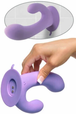 Pipedream Dual Motor 6.9" Rabbit Vibrator with Suction Cup Base -Women's Sex Toys Shop large 3 403