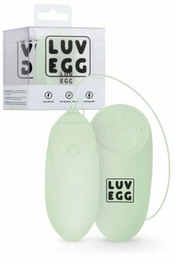 LUV EGG 6.3" Vibrating Luv Egg with Remote Control -Women's Sex Toys Shop large 3 42