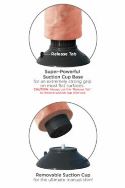 Pipedream 6" Realistic Vibrating Cock with Removable Suction Cup Base -Women's Sex Toys Shop large 3 427