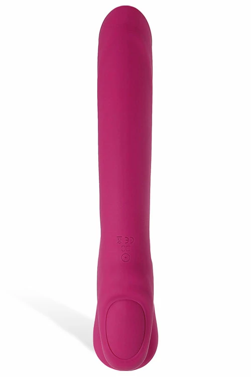 Adam and Eve Vibrating Silicone 8.75" Strapless Strap On 3 Adam and Eve Vibrating Silicone 8.75" Strapless Strap On - Image 3