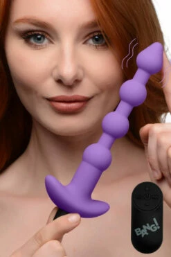 Bang Ultra Powerful Vibrating Booty Beads With Remote -Women's Sex Toys Shop large 3 480