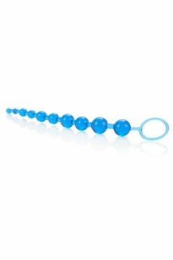 California Exotic 11" Pliable Anal Beads with Retrieval Ring -Women's Sex Toys Shop large 3 494