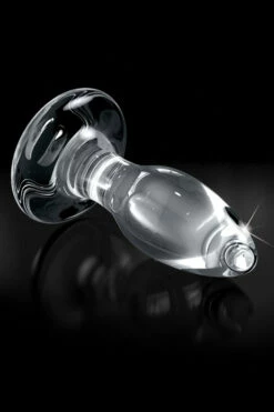 Pipedream 4" Glass Butt Plug -Women's Sex Toys Shop large 3 524