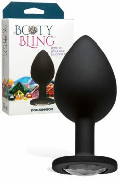 Doc Johnson Silicone Booty Bling 4" Anal Plug -Women's Sex Toys Shop large 3 538