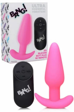 Bang Ultra Powerful Vibrating Butt Plug With Remote -Women's Sex Toys Shop large 3 542