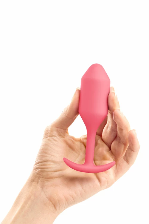 B-Vibe Snug Plug 2 - 4.1" Weighted Butt Plug 3 B-Vibe Snug Plug 2 - 4.1" Weighted Butt Plug - Image 3