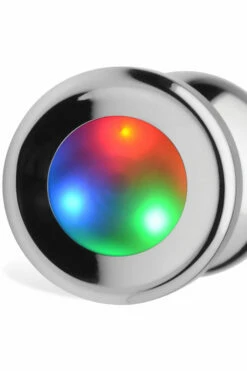 Booty Sparks Light Up 3.4" Metal Butt Plug -Women's Sex Toys Shop large 3 557