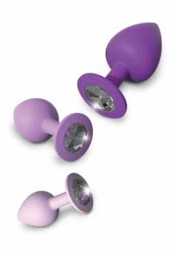Pipedream Silicone Anal Trainer Set with Jewels (3 Pce) 8 Pipedream Silicone Anal Trainer Set with Jewels (3 Pce) -Women's Sex Toys Shop large 3 559