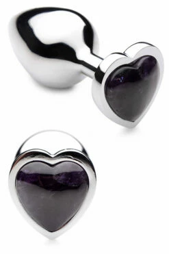 Booty Sparks Gemstones Amethyst Heart Anal Plug 6 Booty Sparks Gemstones Amethyst Heart Anal Plug -Women's Sex Toys Shop large 3 565