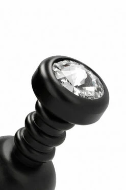 OUCH! 3.9" Jewelled Metal Butt Plug -Women's Sex Toys Shop large 3 566