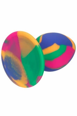 California Exotic Cheeky Tie-Dye Silicone Butt Plug - Medium 7 California Exotic Cheeky Tie-Dye Silicone Butt Plug - Medium -Women's Sex Toys Shop large 3 593