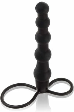 California Exotic 5.75β Double Cock Ring with Beaded Probe 6 California Exotic 5.75β Double Cock Ring with Beaded Probe -Women's Sex Toys Shop large 3 626