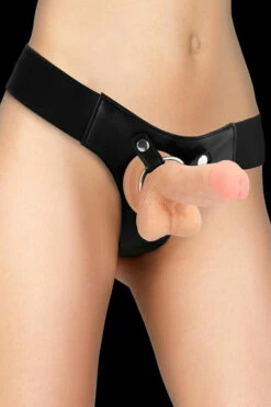 OUCH! Realistic 7" Strap On Dildo With Balls 5 OUCH! Realistic 7" Strap On Dildo With Balls -Women's Sex Toys Shop large 3 660