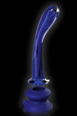 Pipedream 7.1" Curved Glass Wand Massager with Suction Base -Women's Sex Toys Shop large 3 664