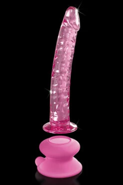 Pipedream 6.7" Realistic Glass Dildo with Suction Base -Women's Sex Toys Shop large 3 667