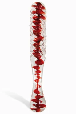 Adam and Eve Sweetheart Swirl 8.7" Glass Dildo -Women's Sex Toys Shop large 3 669