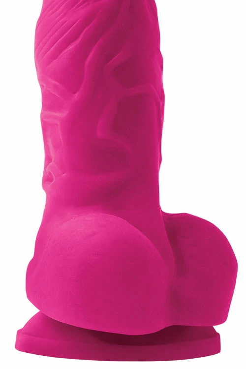 Nsnovelties 4" Realistic Satin Texture Silicone Dildo 3 Nsnovelties 4" Realistic Satin Texture Silicone Dildo - Image 3