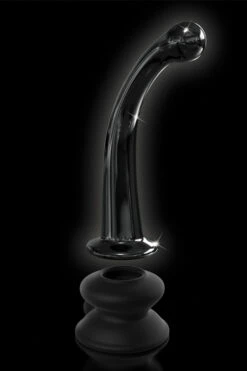 Pipedream 6.1" Curved Glass Wand Massager -Women's Sex Toys Shop large 3 673