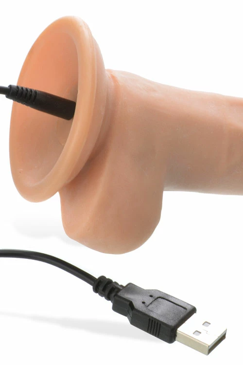 Adam and Eve 7" True Feel Rechargeable Dildo With Remote 3 Adam and Eve 7" True Feel Rechargeable Dildo With Remote - Image 3