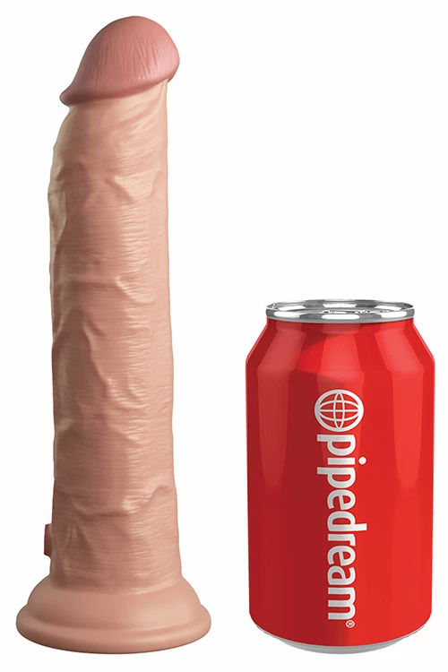 Pipedream King Cock Elite Dual Density Vibrating 9" Silicone Dildo 3 Pipedream King Cock Elite Dual Density Vibrating 9" Silicone Dildo - Image 3