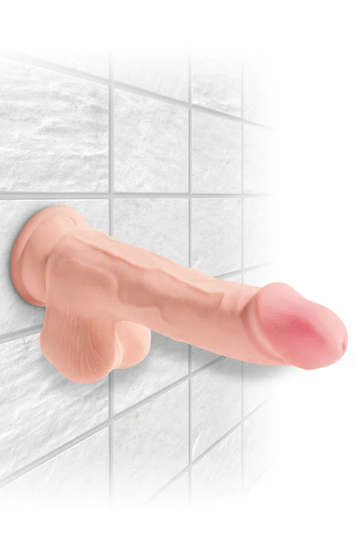 Pipedream King Cock Triple Density 7.5" Dildo With Balls 3 Pipedream King Cock Triple Density 7.5" Dildo With Balls - Image 3