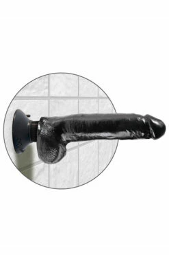 Pipedream 9" Realistic Vibrating Dildo With Suction Base -Women's Sex Toys Shop large 3 736