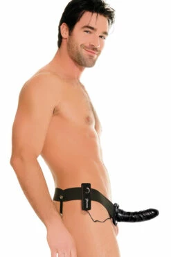 Pipedream 6" Hollow Vibrating Strap-On -Women's Sex Toys Shop large 3 764