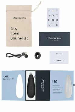 Womanizer Classic 2 Pleasure Air Clitoral Vibrator with Afterglow -Women's Sex Toys Shop large 3 78