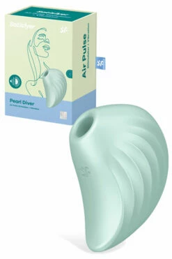 Satisfyer Pearl Diver Air Pulse Clitoral Stimulator with Vibration 9 Satisfyer Pearl Diver Air Pulse Clitoral Stimulator with Vibration -Women's Sex Toys Shop large 4 108