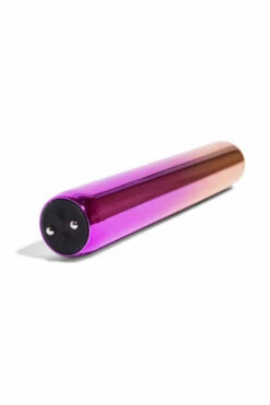 NU Sensuelle 7.8" Rechargeable Rumba Ombre Metal Vibrator -Women's Sex Toys Shop large 4 167
