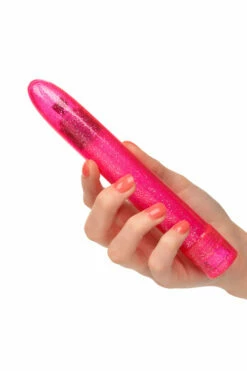 California Exotic Sparkle Slim - 6" Classic Vibrator -Women's Sex Toys Shop large 4 19