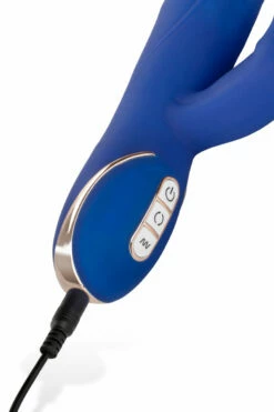 California Exotic 9" Silicone Rotating Beaded Jack Rabbit Vibrator -Women's Sex Toys Shop large 4 193