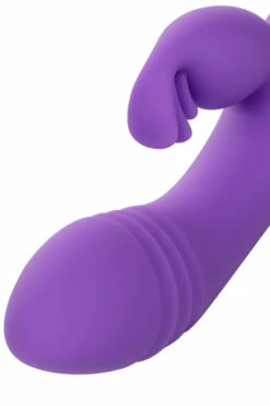California Exotic 8" Rotating Silicone G-Spot Rabbit with Fluttering Teaser -Women's Sex Toys Shop large 4 276